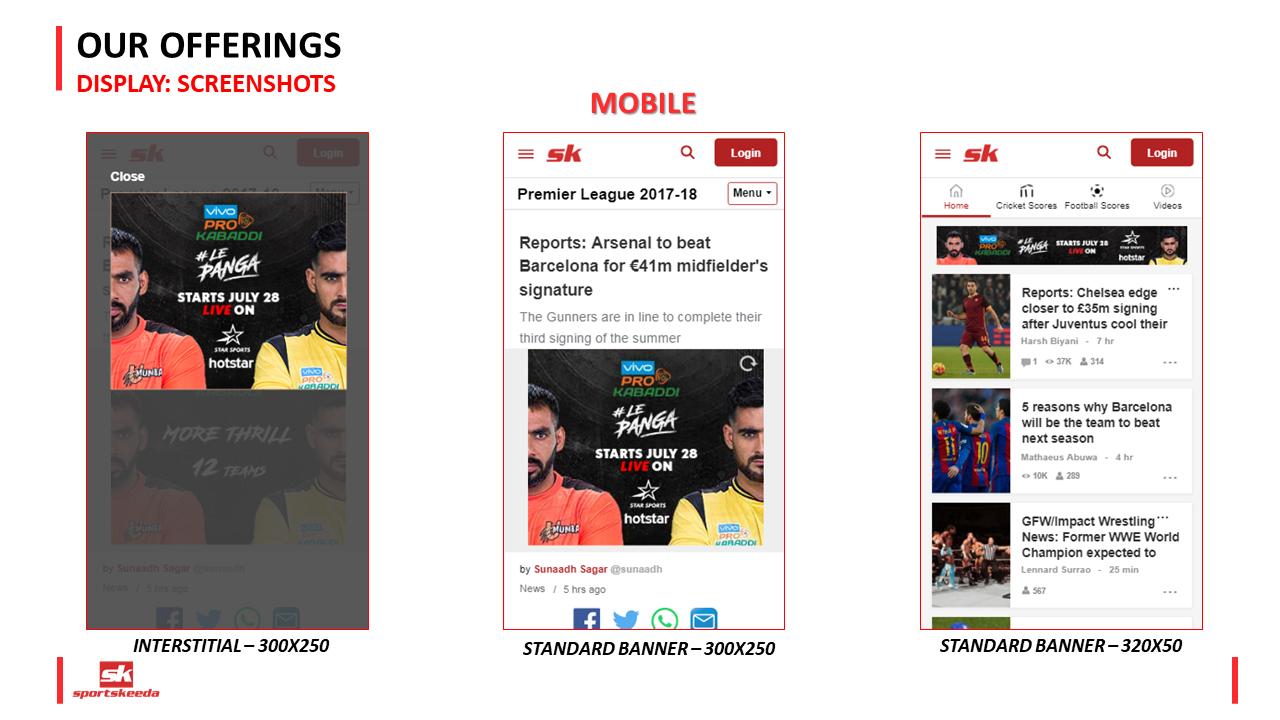 Ad Samples Sportskeeda