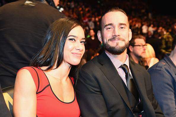 CM Punk with hot, Wife  