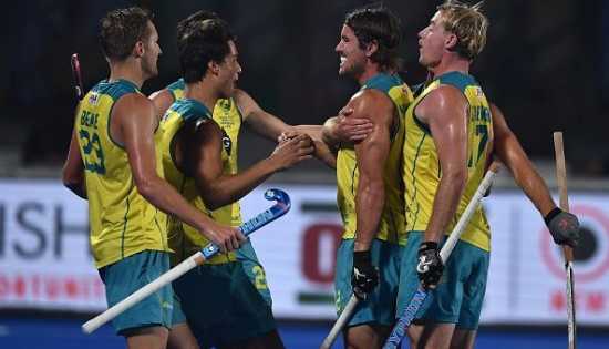 Hockey World Cup 2018, Semi-final 2: Australia vs ... - 550 x 315 jpeg 20kB