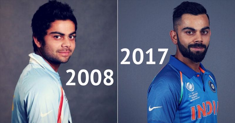 Virat Kohli's evolution (2008-2017): The journey in pictures - 800 x 420 jpeg 43kB