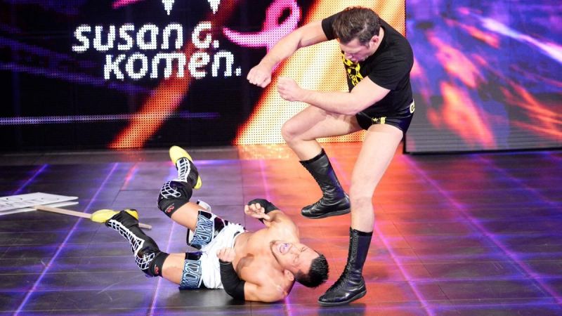 Gulak attacked Tozawa before their match could get started on 205 Live