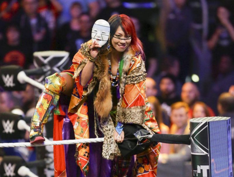 Asuka prior to Survivor Series