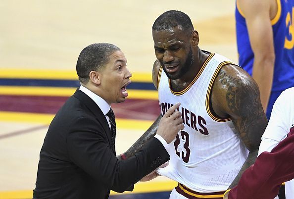 Cavs coach Tyronn Lue doesn't want to talk about LeBron James' minutes