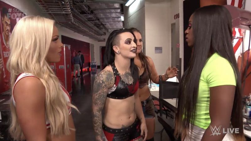 WWE News: Ruby Riot, Sarah Logan and Liv Morgan debut new ... - 800 x 451 jpeg 54kB