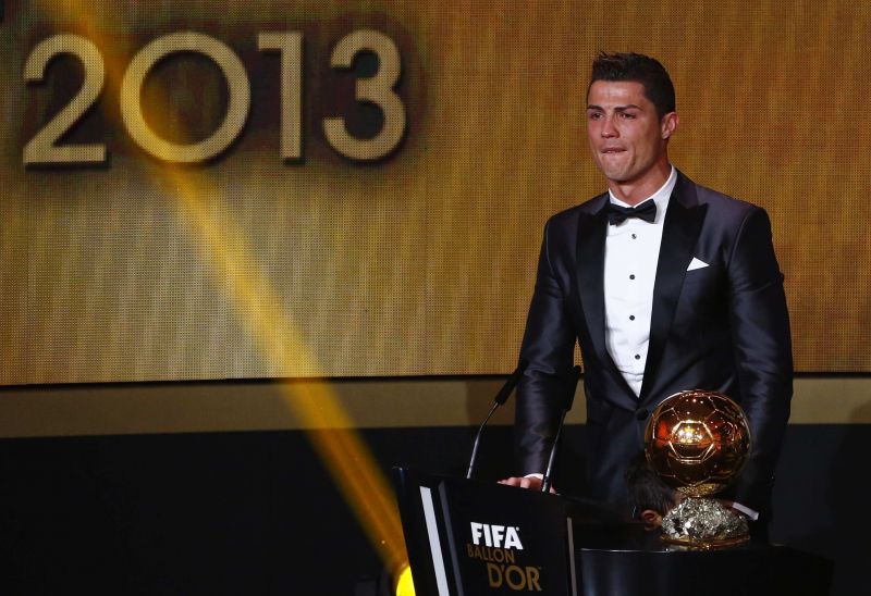 Ronaldo after winning his second Ballon d'Or.