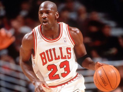 michael jordan striped jersey