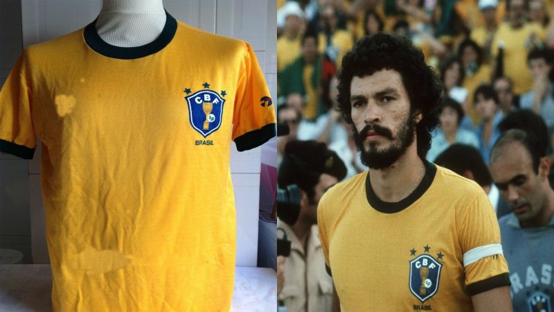 1982 brazil jersey