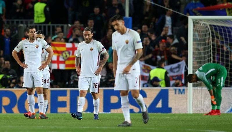 Roma's defense couldn't instigate an attack