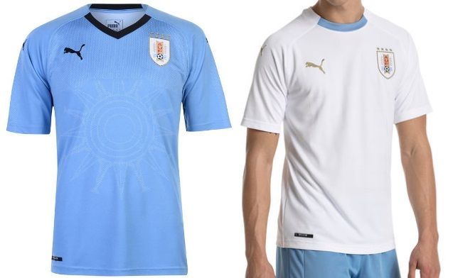 Uruguay World Cup 2018 Home Away Kits