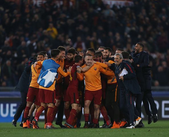 AS Roma v FC Barcelona - UEFA Champions League Quarter Final Second Leg