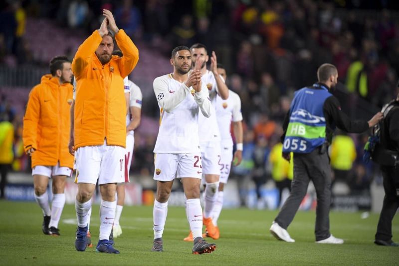 AS Roma went down 4-1 to Barcelona