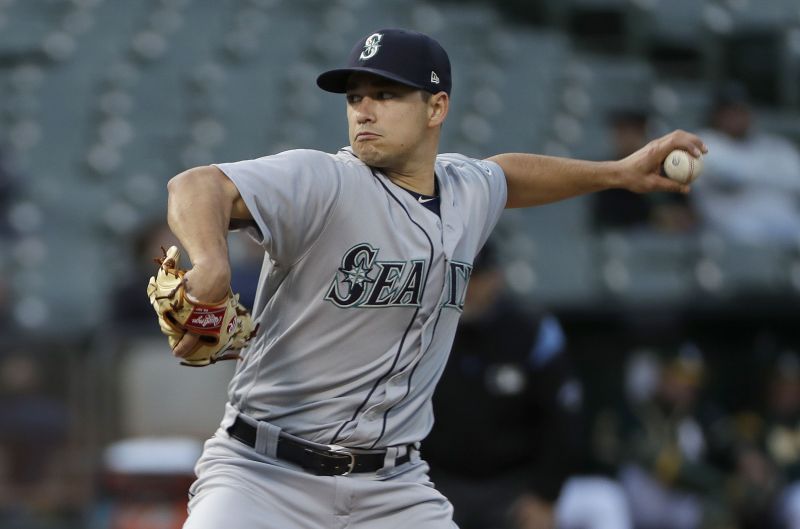 Gonzales allows 2 hits in 7 innings, Mariners blank A's 1-0