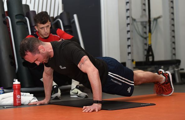 Ed Corrie press-ups world record attempt