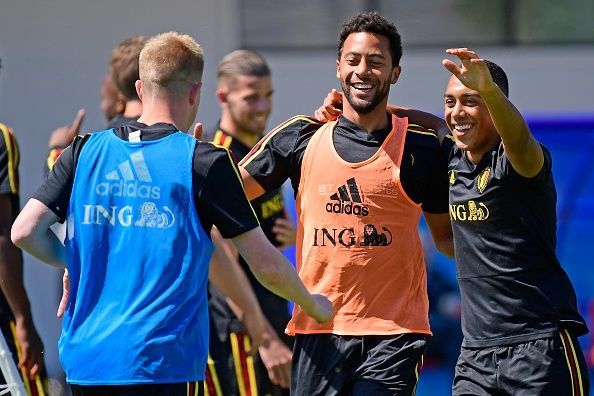PC & training of the National Soccer Team of Belgium - 20180615