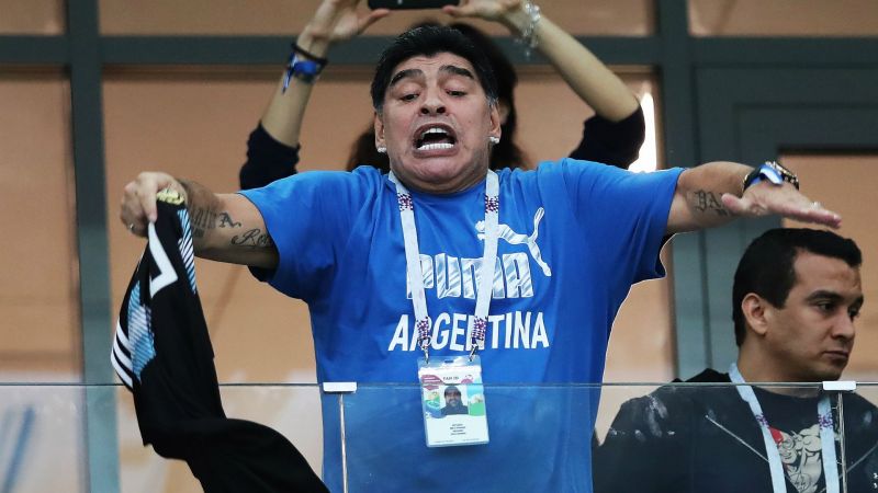 Maradona angry at Argentina World Cup performances