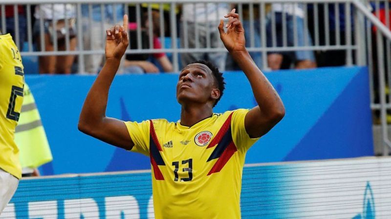 Mina popped up with a couple of headers to bail Colombia out