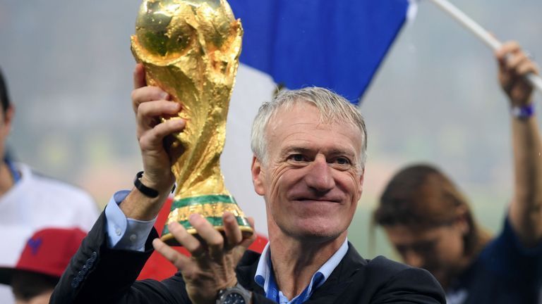 Deschamps celebrates France win over Croatia