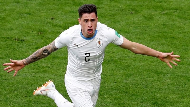 Gimenez got Uruguay's campaign off to a winning start