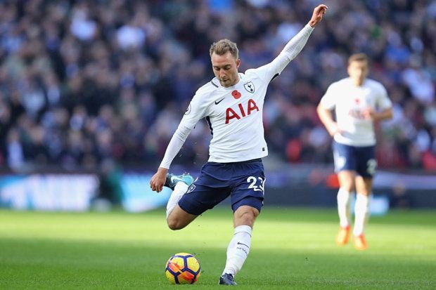 Eriksen scored 17 and raked up a further 12 assists in 56 appearances for tottenham in 2017/18