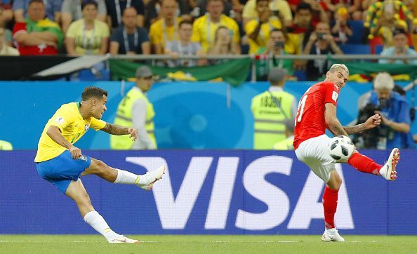 Football: Brazil vs Switzerland at World Cup