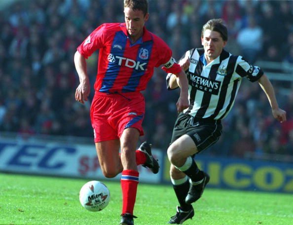 Southgate in action for Crystal Palace