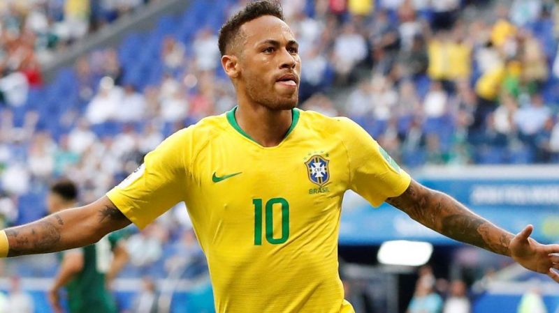 Neymar inaction for Brazil during the 2018 World Cup
