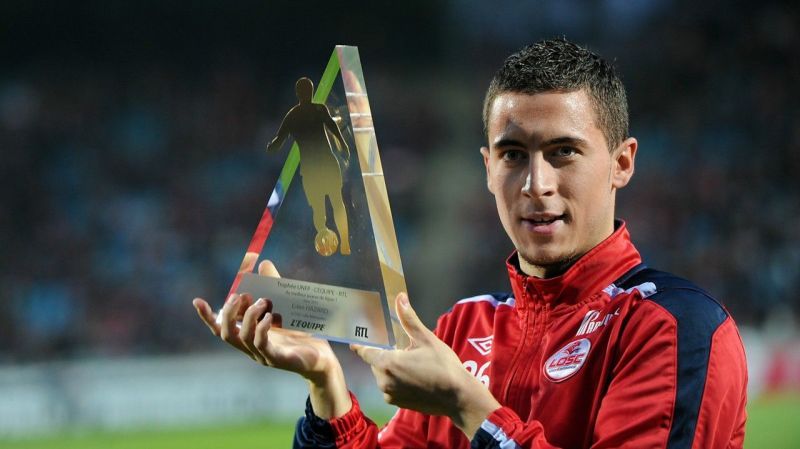 Eden Hazard ended his LOSC Lille career with 50 goals and 53 assist in f seasons, earning himself a POTY, YPOTY and League One title.