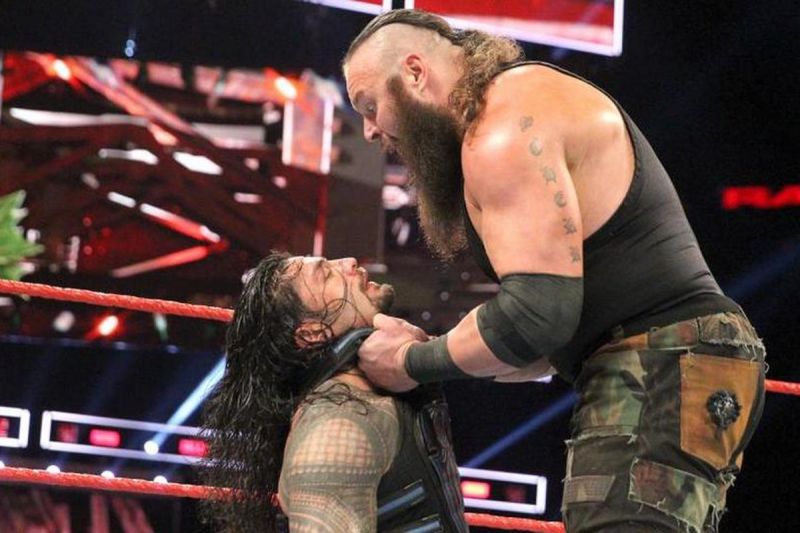 braun strowman roman reigns wwe