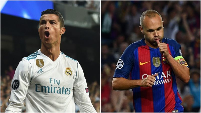 Cristiano Ronaldo, Andres Iniesta