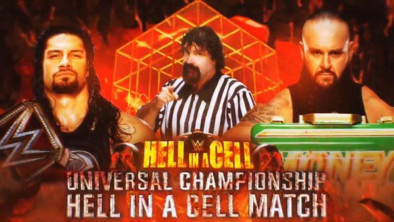 Hell In A Cell 2018 Roman Reigns Vs Braun Strowman Universal Championship Match Winners