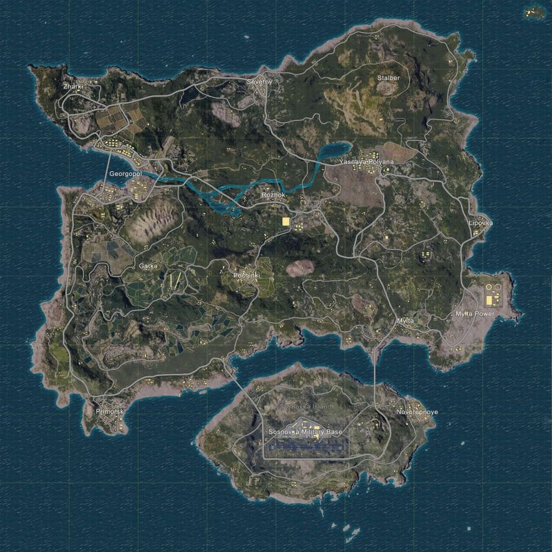 PUBG Map: Erangel and Miramar Explained