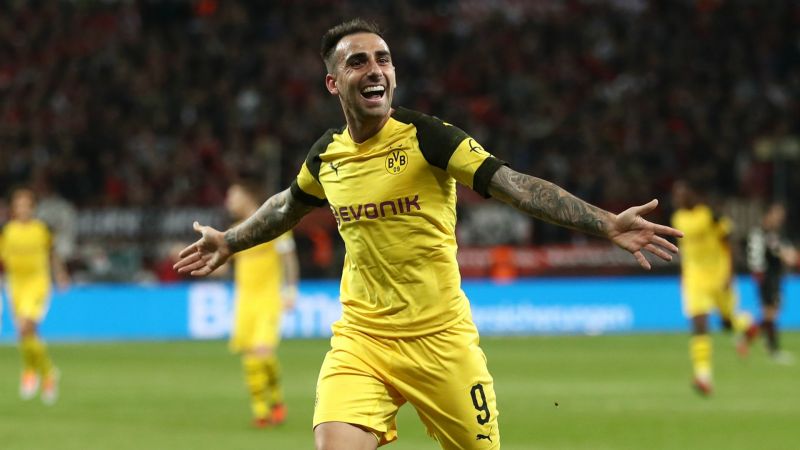 Paco Alcacer in action for Dortmund