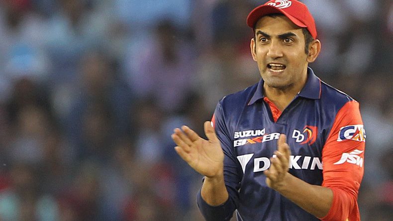 Gambhir played his last ever IPL season for Delhi