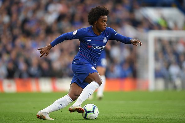 Willian's days at Chelsea may be numbered