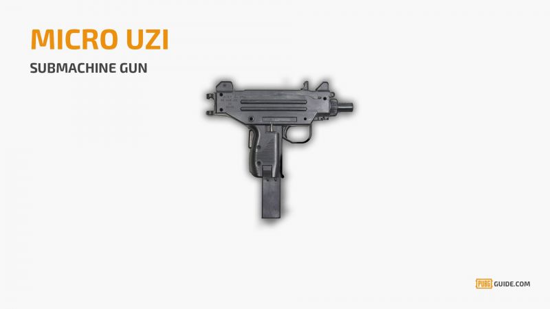 Pubg Guide Top 10 Guns Which Take The Least Time To Kill - micro uzi image courtesy pubg guide