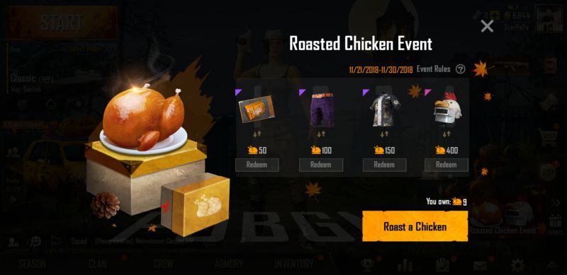 Pubg Mobile Royale Pass Season 4 How To !   Get Free Skins Easily - pubg roasted chicken event