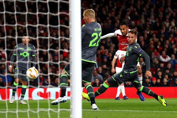 Aubameyang squandered two great second-half opportunities, which saw Arsenal draw a winnable game