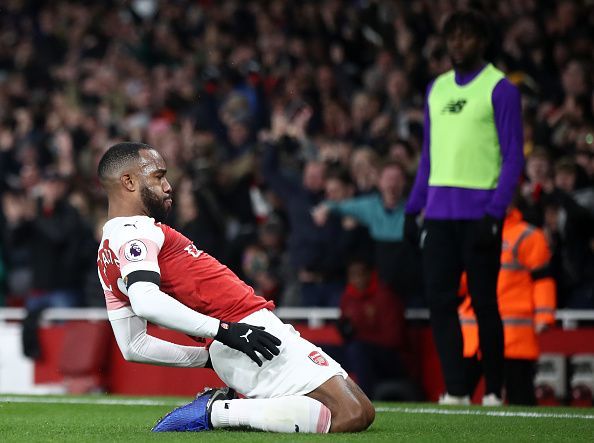 Lacazette has been firing on all cylinders for Arsenal
