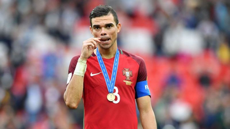 Pepe won the Euro 2016 with Portugal