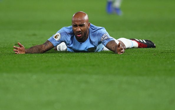 Fabian Delph is City's makeshift left-back