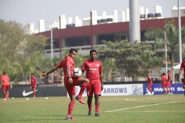 The players practiced and played in the practice ground where there was no dressing room and washroom facilities.