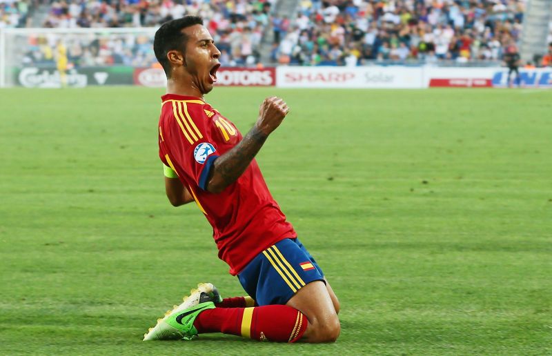 Thiago was eligible to play for Italy, Spain and Brazil