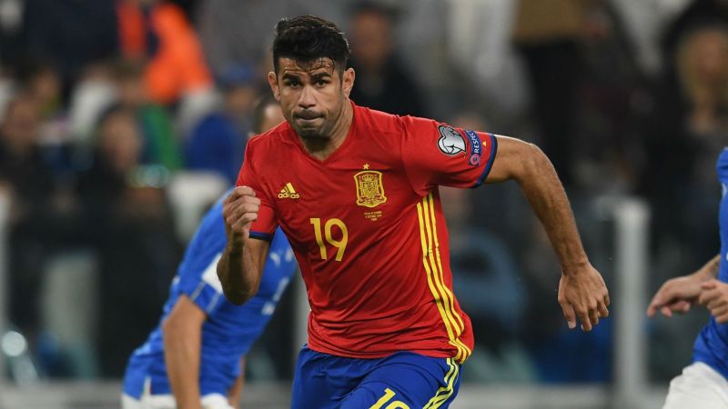 Diego Costa played for Brazil in two games before representing Spain