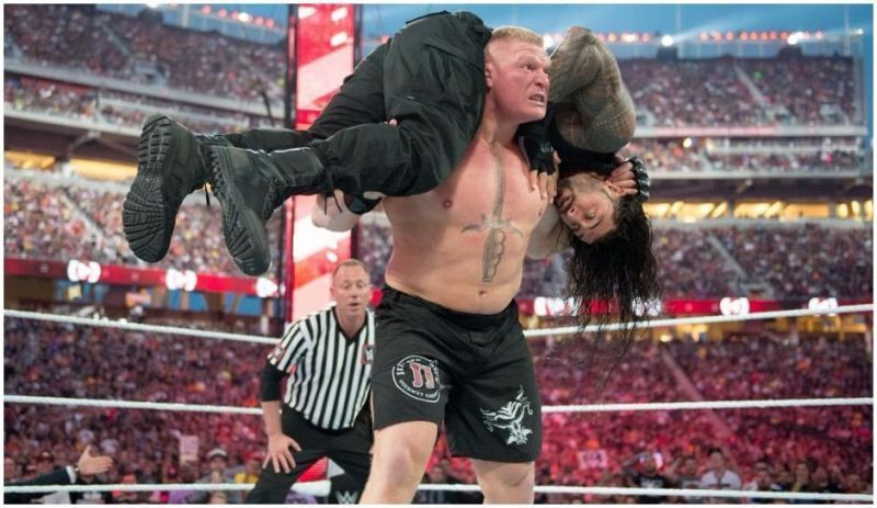 roman reigns brock lesnar wwe