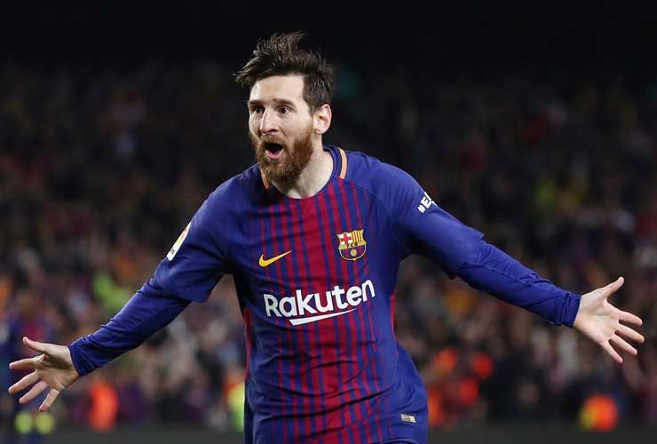 Messi earned £40.5m in the year 2018 as salary