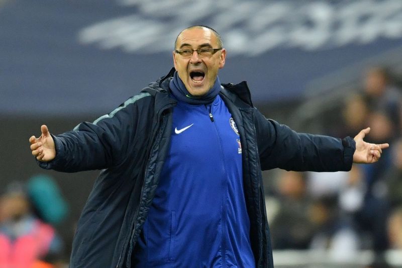 Sarri reacts to his players