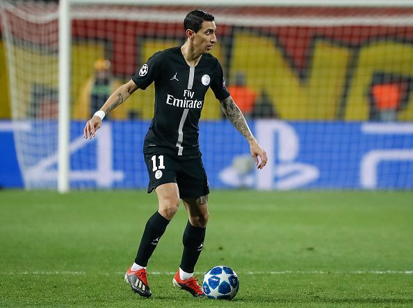 Angel di Maria endured a forgettable spell at Manchester United
