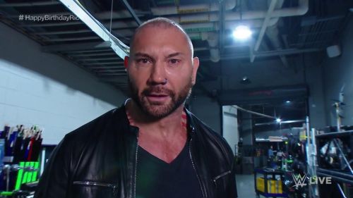  ] Batista returned to WWE and eliminated Ric Flair 