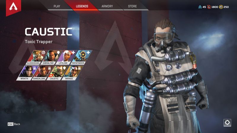 One of the paid character available in Apex Legends right now.