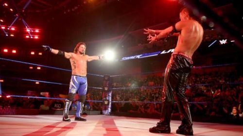   Nakamura with AJ Styles 
